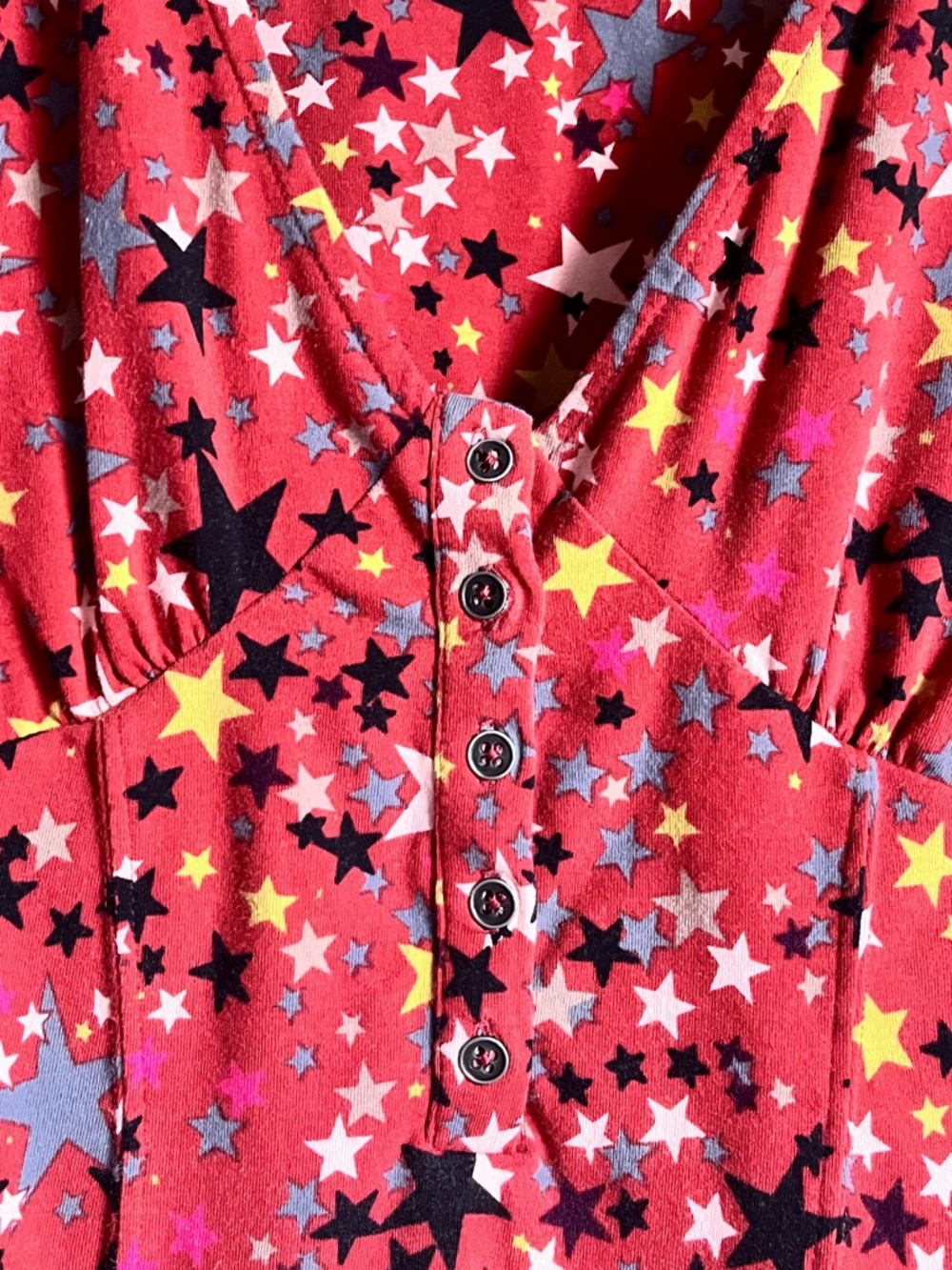 FREE PEOPLE Girls Like Us Red Star Bodysuit - Picture 7 of 10